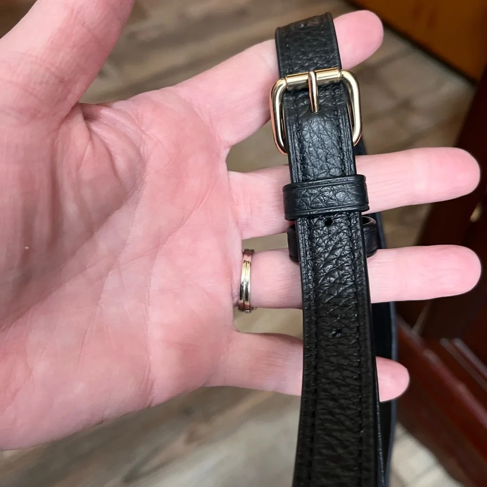 Coach Black Pebbled Leather Ava Tote Bag EUC - Picture 13 of 15